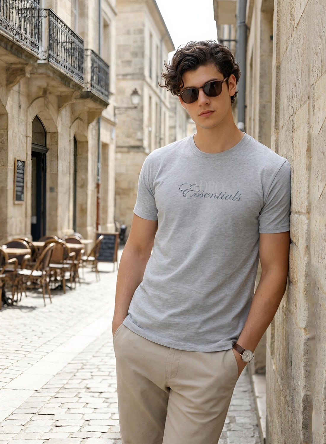 Adro Printed T Shirt for Men | 180 GSM Cotton Lycra | Regular Fit Printed T-Shirt | Soft Breathable Fabric | Tshirts for men | Graphic Print Tee