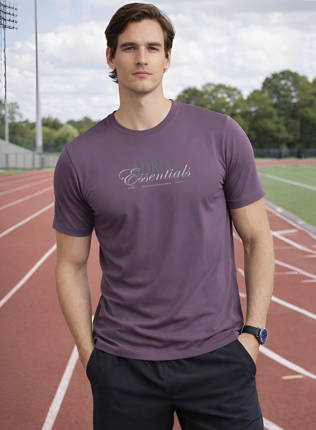 Adro Printed T Shirt for Men | 180 GSM Cotton Lycra | Regular Fit Printed T-Shirt | Soft Breathable Fabric | Tshirts for men | Graphic Print Tee