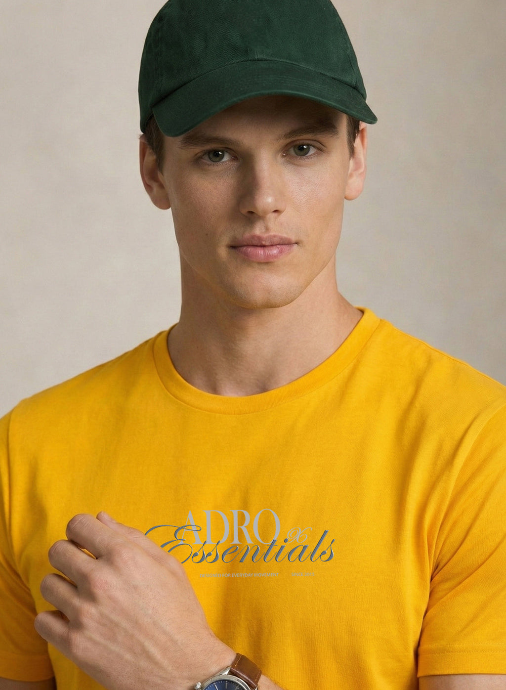 Adro Printed T Shirt for Men | 180 GSM Cotton Lycra | Regular Fit Printed T-Shirt | Soft Breathable Fabric | Tshirts for men | Graphic Print Tee