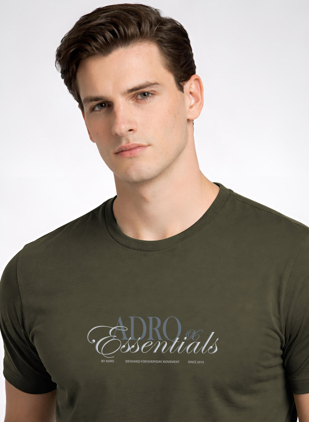 Adro Printed T Shirt for Men | 180 GSM Cotton Lycra | Regular Fit Printed T-Shirt | Soft Breathable Fabric | Tshirts for men | Graphic Print Tee