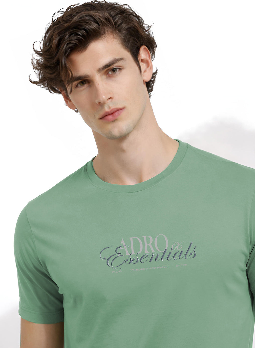 Adro Printed T Shirt for Men | 180 GSM Cotton Lycra | Regular Fit Printed T-Shirt | Soft Breathable Fabric | Tshirts for men | Graphic Print Tee