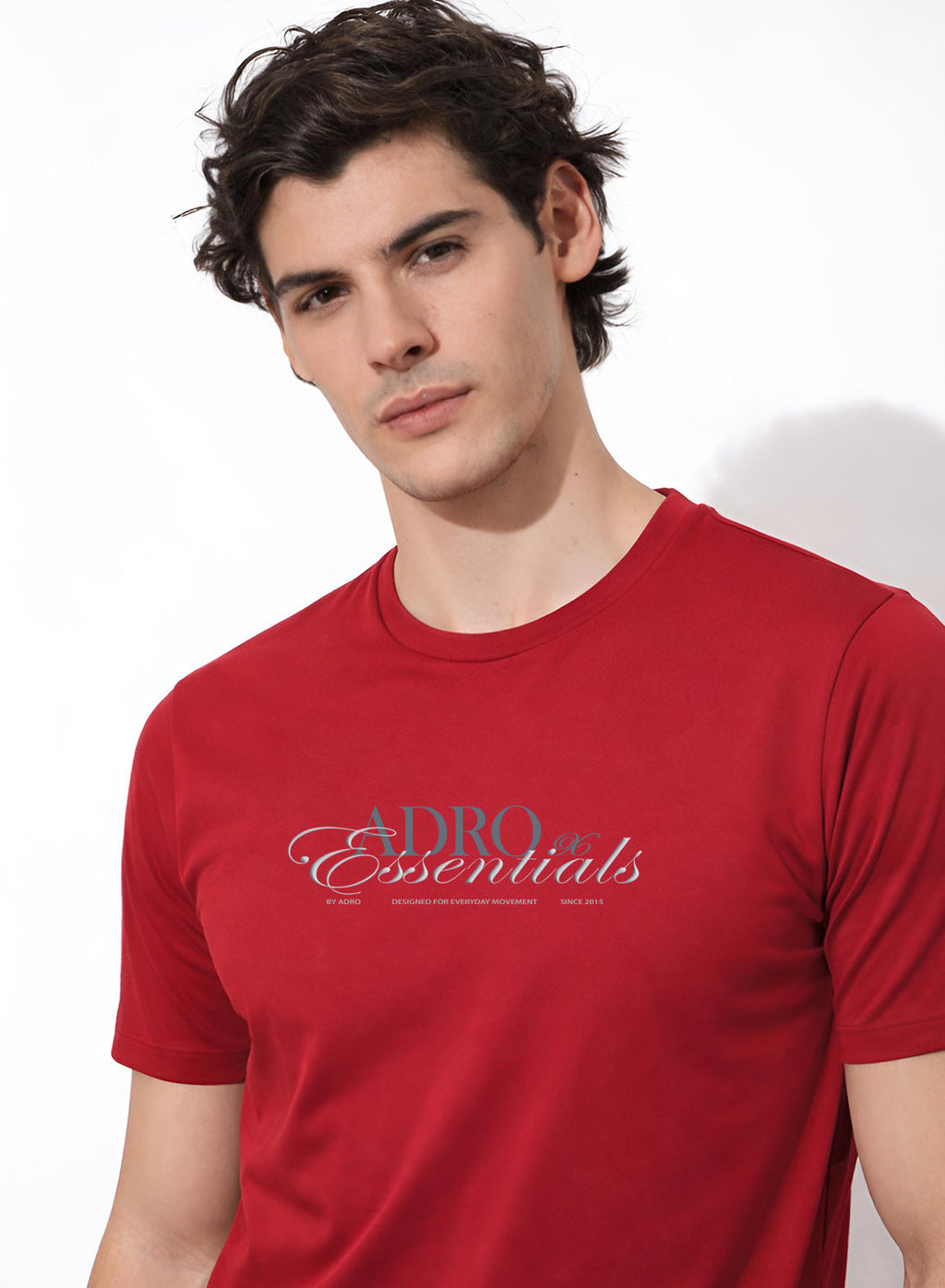 Adro Printed T Shirt for Men | 180 GSM Cotton Lycra | Regular Fit Printed T-Shirt | Soft Breathable Fabric | Tshirts for men | Graphic Print Tee