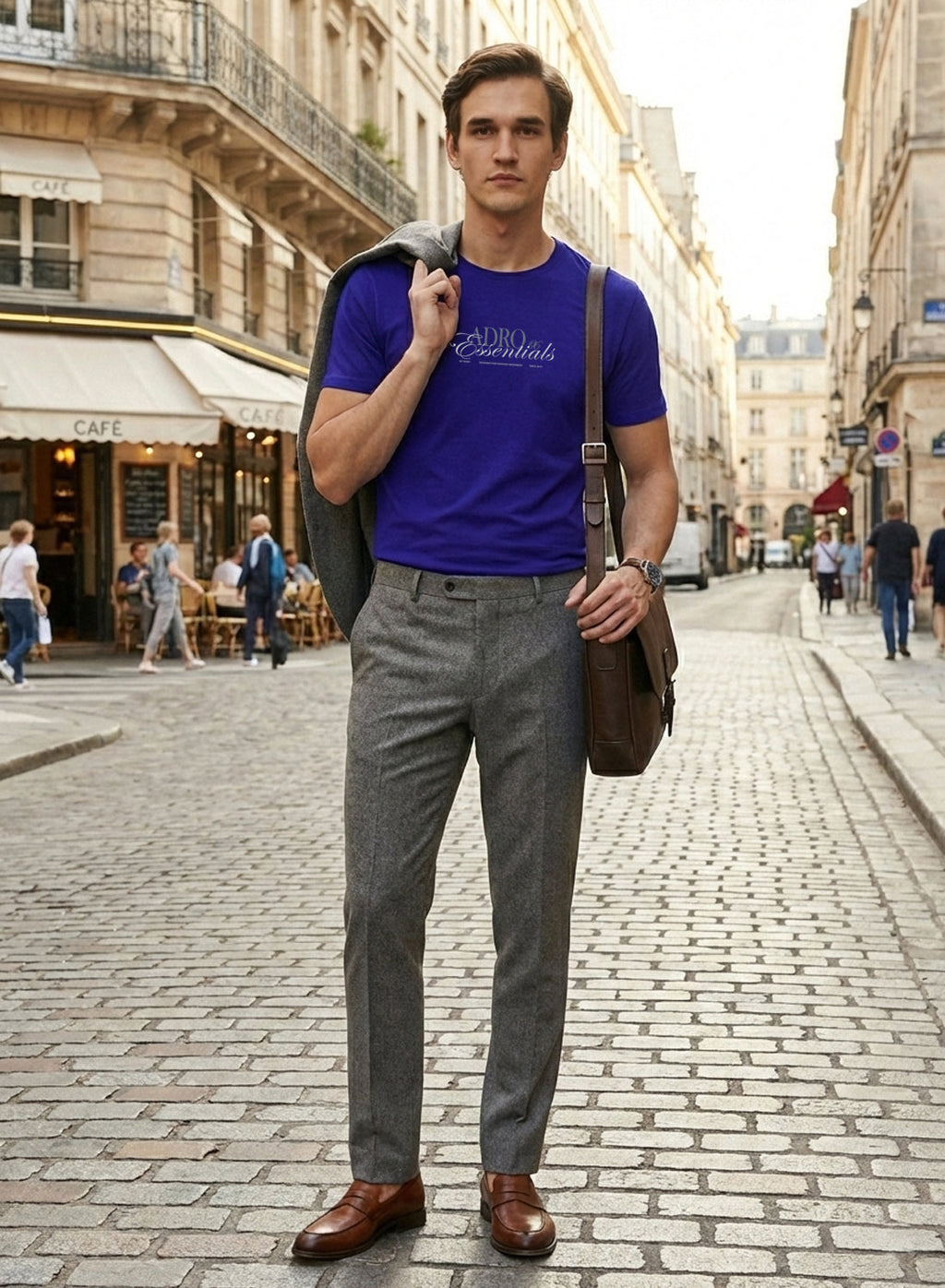 Adro Printed T Shirt for Men | 180 GSM Cotton Lycra | Regular Fit Printed T-Shirt | Soft Breathable Fabric | Tshirts for men | Graphic Print Tee