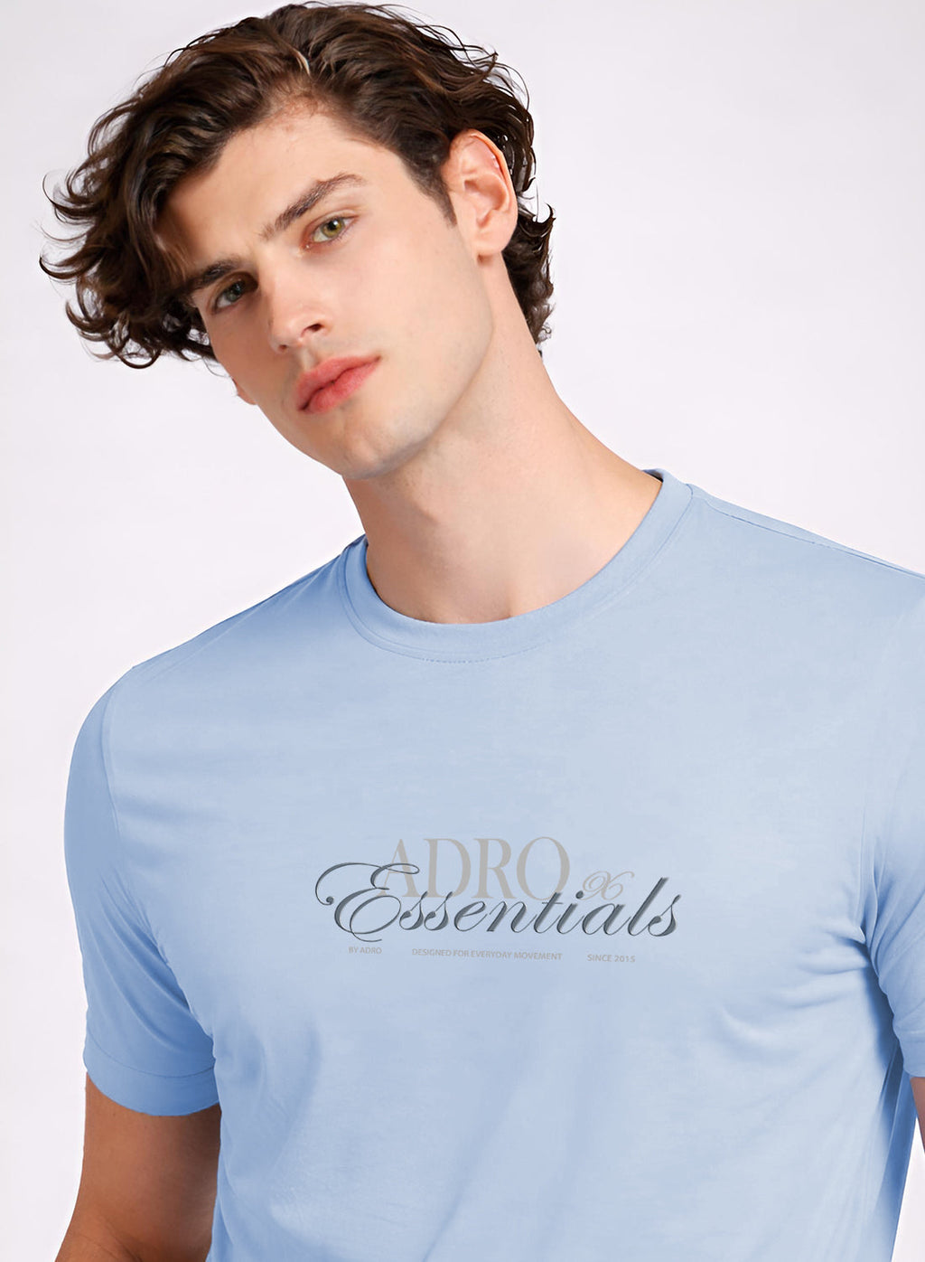 Adro Printed T Shirt for Men | 180 GSM Cotton Lycra | Regular Fit Printed T-Shirt | Soft Breathable Fabric | Tshirts for men | Graphic Print Tee