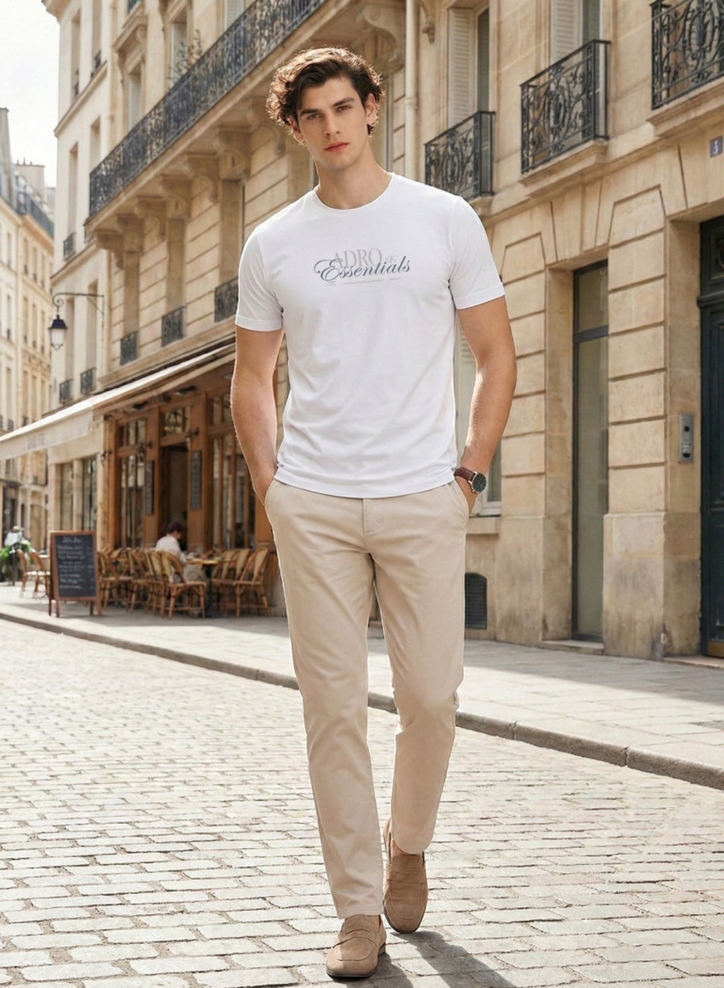 Adro Printed T Shirt for Men | 180 GSM Cotton Lycra | Regular Fit Printed T-Shirt | Soft Breathable Fabric | Tshirts for men | Graphic Print Tee