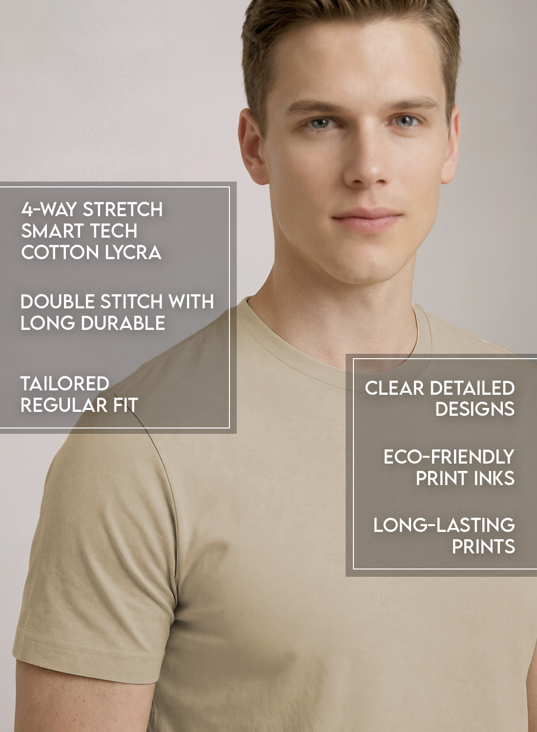 Adro Printed T Shirt for Men | 180 GSM Cotton Lycra | Regular Fit Printed T-Shirt | Soft Breathable Fabric | Tshirts for men | Graphic Print Tee