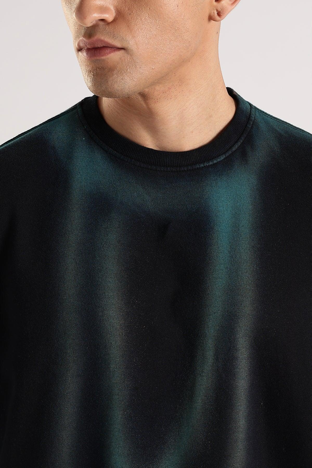 Adro Trendy Oversized Baggy Fit Drop Shoulder Tshirt in Tie & Dye Style | French Terry Cotton Heavy Fabric Crew Neck T Shirt for Men