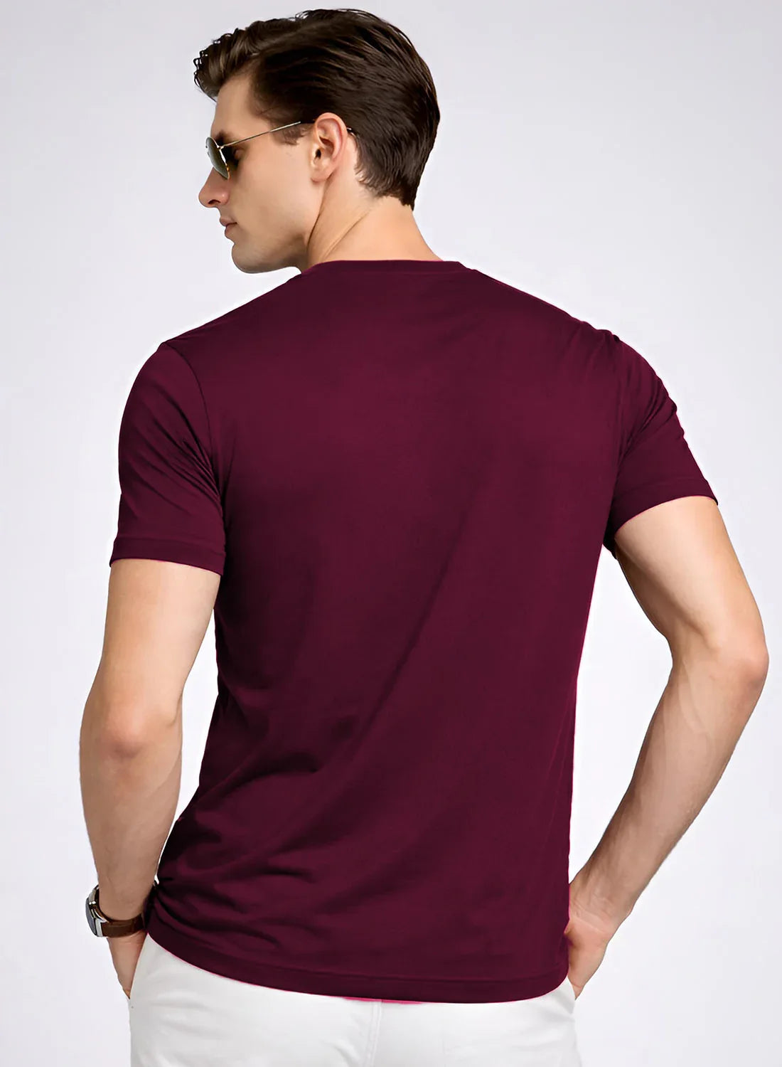 Adro Tennis Printed T-Shirt for Men | Cotton Lycra | 180 GSM Regular Fit | Sports Casual Tee | Printed Tshirt for Men| Sports Stylish T shirt