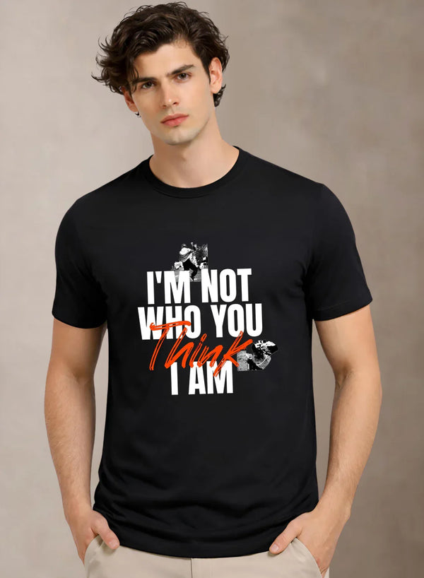 Adro Mens Printed T-Shirt | Cotton Regular Fit Streetwear Tshirt | Trendy Graphic Design Casual T shirt for College & Outings