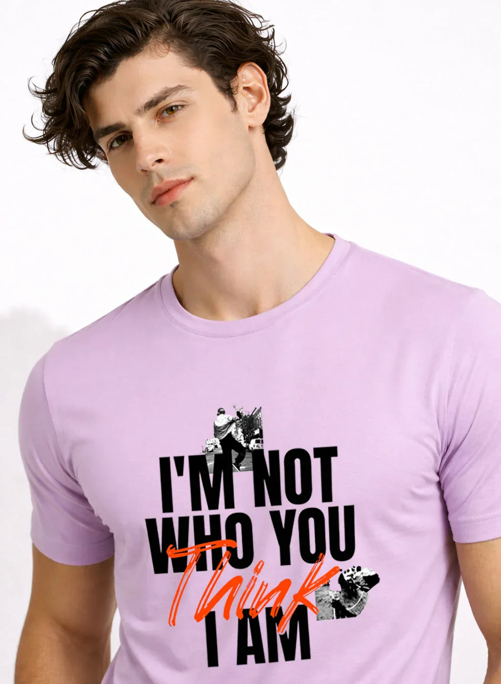 Adro Mens Printed T-Shirt | Cotton Regular Fit Streetwear Tshirt | Trendy Graphic Design Casual T shirt for College & Outings