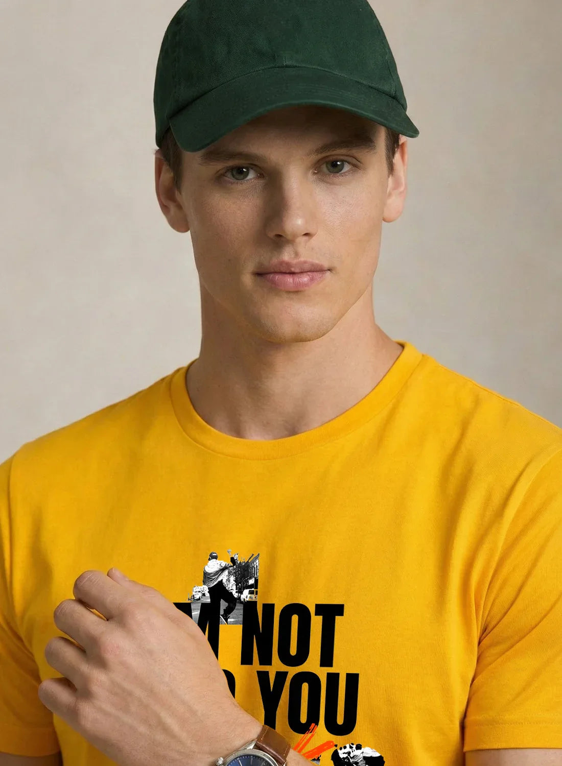 Adro Mens Printed T-Shirt | Cotton Regular Fit Streetwear Tshirt | Trendy Graphic Design Casual T shirt for College & Outings