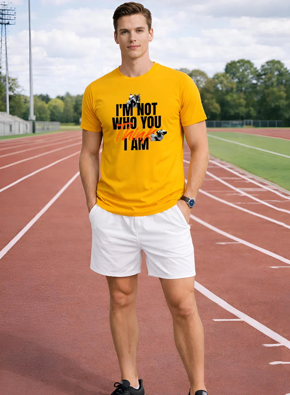 Adro Mens Printed T-Shirt | Cotton Regular Fit Streetwear Tshirt | Trendy Graphic Design Casual T shirt for College & Outings