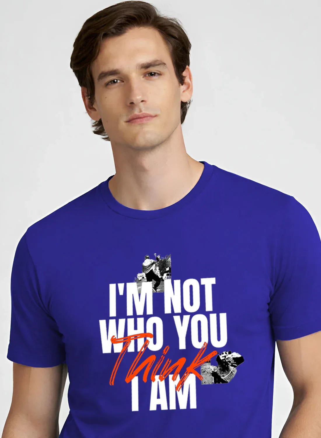 Adro Mens Printed T-Shirt | Cotton Regular Fit Streetwear Tshirt | Trendy Graphic Design Casual T shirt for College & Outings