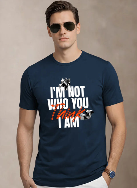 Adro Mens Printed T-Shirt | Cotton Regular Fit Streetwear Tshirt | Trendy Graphic Design Casual T shirt for College & Outings Teal Blue