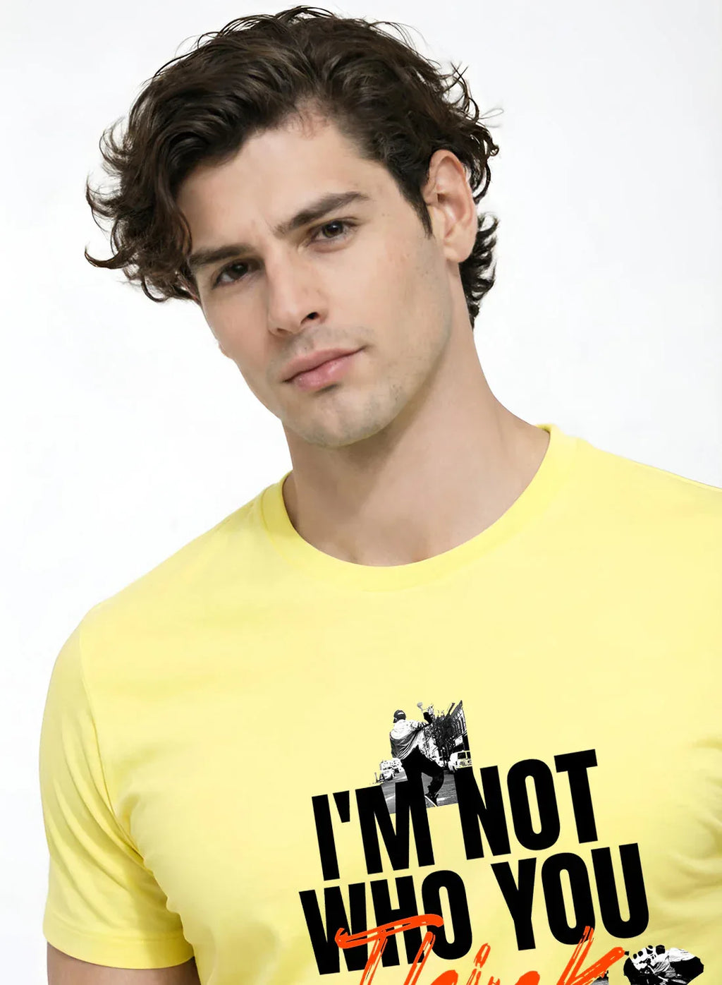 Adro Mens Printed T-Shirt | Cotton Regular Fit Streetwear Tshirt | Trendy Graphic Design Casual T shirt for College & Outings