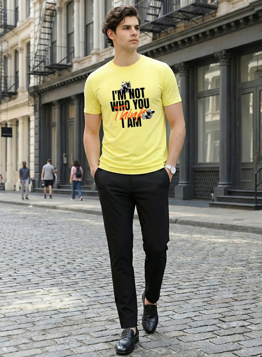 Adro Mens Printed T-Shirt | Cotton Regular Fit Streetwear Tshirt | Trendy Graphic Design Casual T shirt for College & Outings