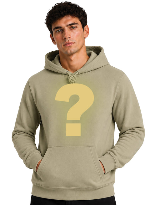 ADRO Men's Mystery Hoodie | 320 GSM Cotton-Blend Fleece | Beige