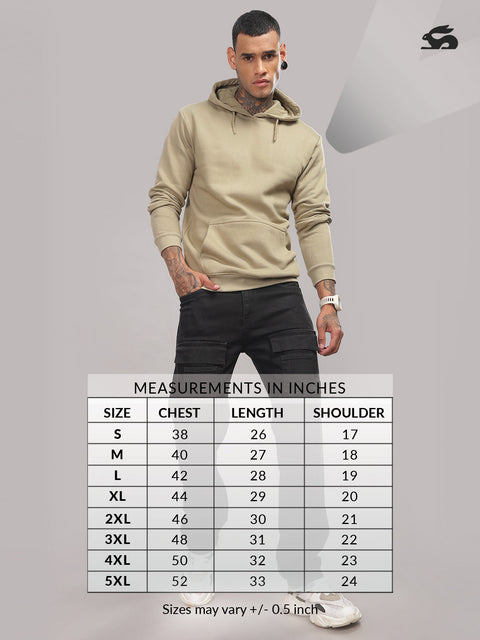 Adro Zirelent Wildwood Valley Hoodie for Men | 320 GSM Cotton-Poly Fleece | Soft Feel, Skin-Friendly Printed Graphic, Warm Casual Sweatshirt with Kangaroo Pocket & Drawstring Hood –