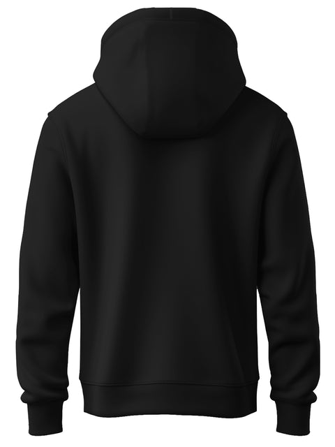 ADRO Men's ADRO Minimal Typography Hoodie | 320 GSM 85% Cotton 15% Polyester Fleece | Regular Fit Hoodie | Winter Casual Streetwear