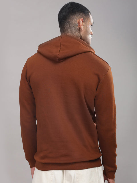 Adro Zirelent Wildwood Valley Hoodie for Men | 320 GSM Cotton-Poly Fleece | Soft Feel, Skin-Friendly Printed Graphic, Warm Casual Sweatshirt with Kangaroo Pocket & Drawstring Hood –