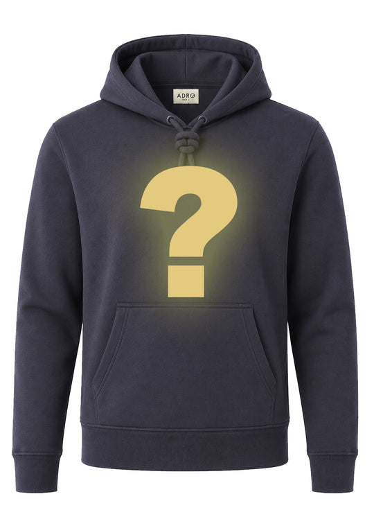 ADRO Men's Mystery Hoodie | 320 GSM Cotton-Blend Fleece | Steel Grey