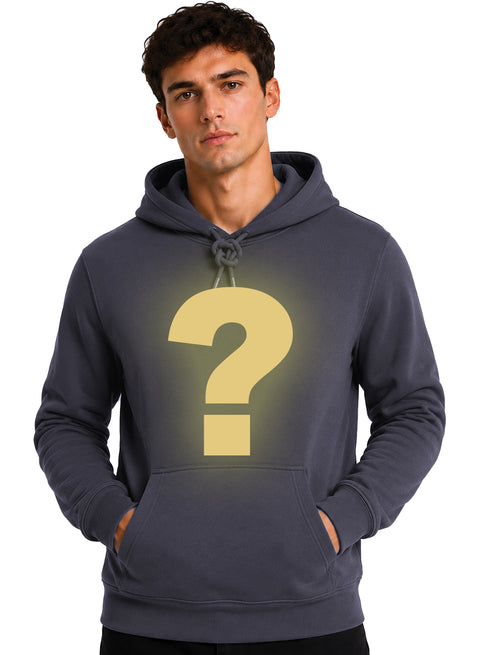 ADRO Men's Mystery Hoodie | 320 GSM Cotton-Blend Fleece | Steel Grey