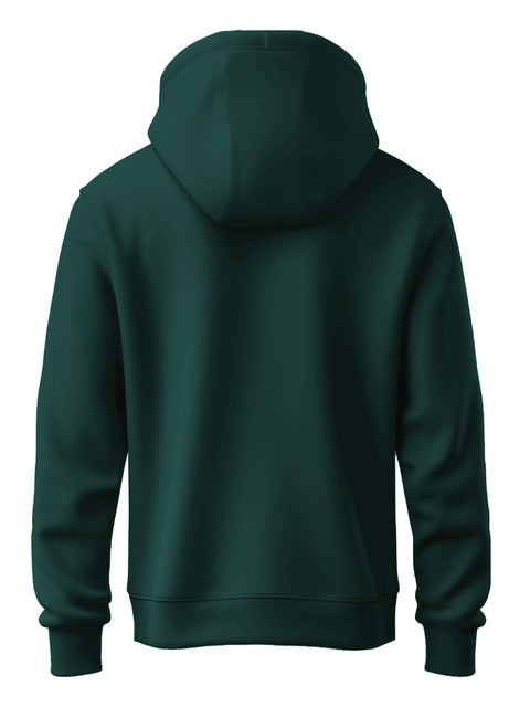 ADRO Men's ADRO Minimal Typography Hoodie | 320 GSM 85% Cotton 15% Polyester Fleece | Regular Fit Hoodie | Winter Casual Streetwear