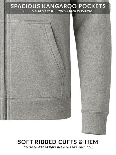 Adro Men’s Zipper Hoodie | Soft Fleece | Casual Streetwear