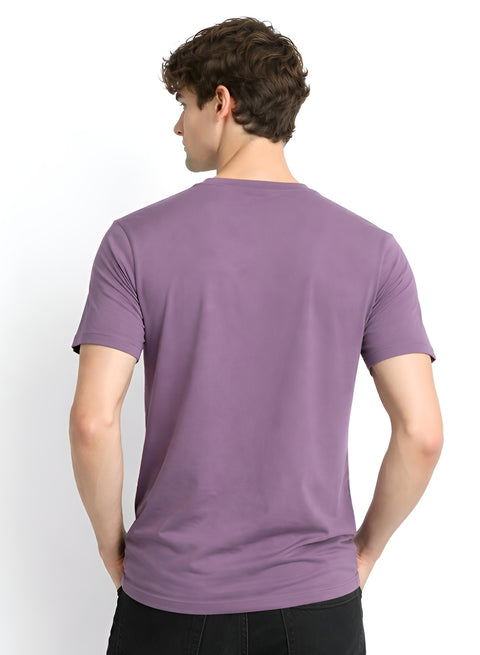 Adro Mens Branded Logo Printed T-Shirt | Typography Print 100% Cotton T shirt | Stylish Tee Summer Regular Fit Graphic Tshirt