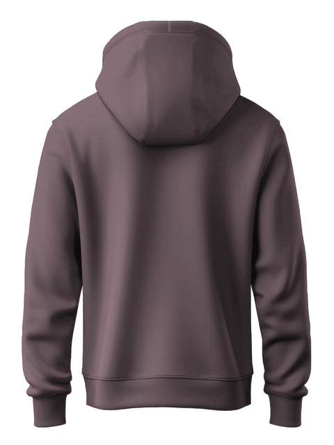 ADRO Men's ADRO Minimal Typography Hoodie | 320 GSM 85% Cotton 15% Polyester Fleece | Regular Fit Hoodie | Winter Casual Streetwear