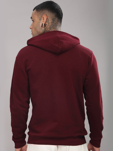 Adro Campus League Legacy Crew Hoodie for Men | 320 GSM Cotton-Poly Fleece | Soft Feel, Skin-Friendly Printed Graphic, Warm Casual Sweatshirt with Kangaroo Pocket & Drawstring Hood