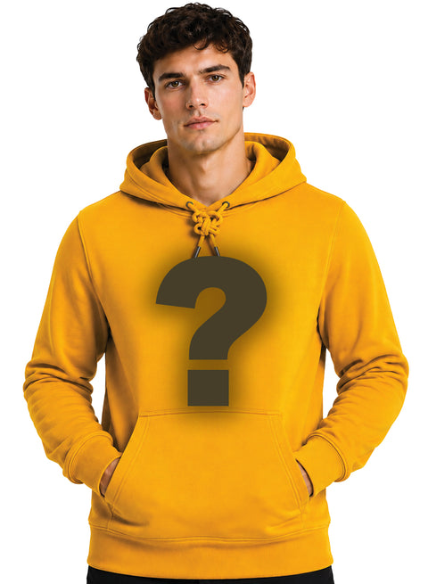 ADRO Men's Mystery Hoodie | 320 GSM Cotton-Blend Fleece | Mustard