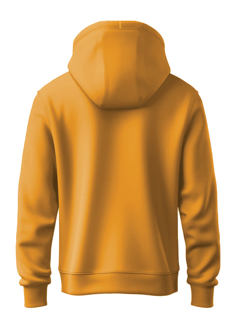 ADRO Men's ADRO Minimal Typography Hoodie | 320 GSM 85% Cotton 15% Polyester Fleece | Regular Fit Hoodie | Winter Casual Streetwear