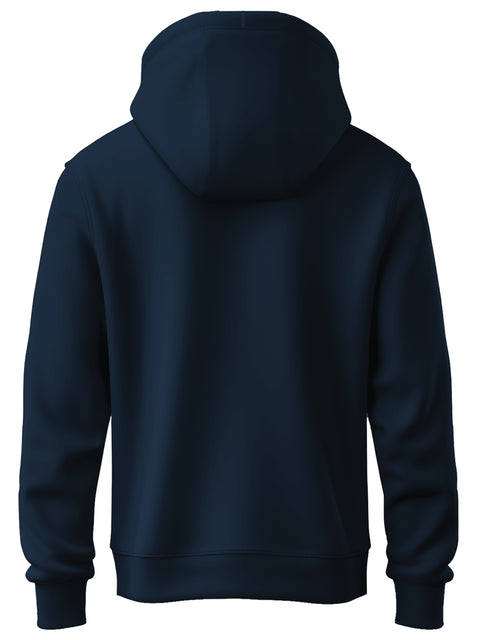 ADRO Men's ADRO Minimal Typography Hoodie | 320 GSM 85% Cotton 15% Polyester Fleece | Regular Fit Hoodie | Winter Casual Streetwear