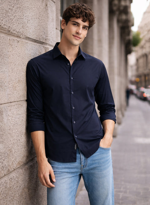 Adro Men’s Casual Shirt | Premium Cotton | Everyday Comfort