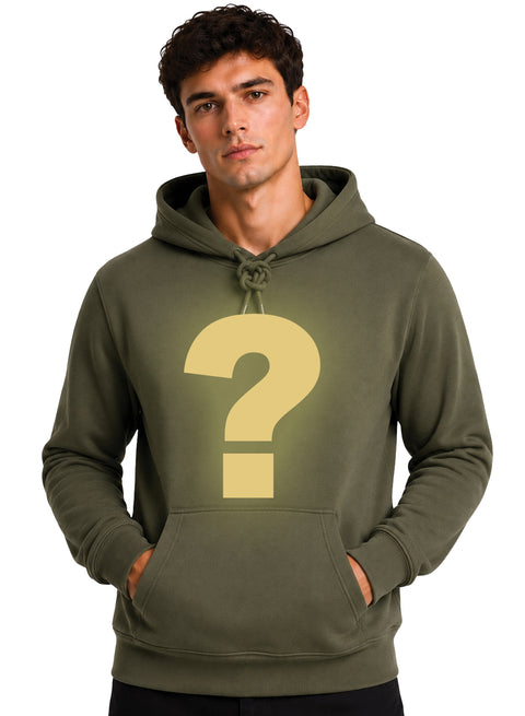 ADRO Men's Mystery Hoodie | 320 GSM Cotton-Blend Fleece | Olive