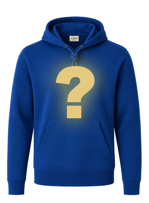 ADRO Men's Mystery Hoodie | 320 GSM Cotton-Blend Fleece | Royal Blue Royal Blue