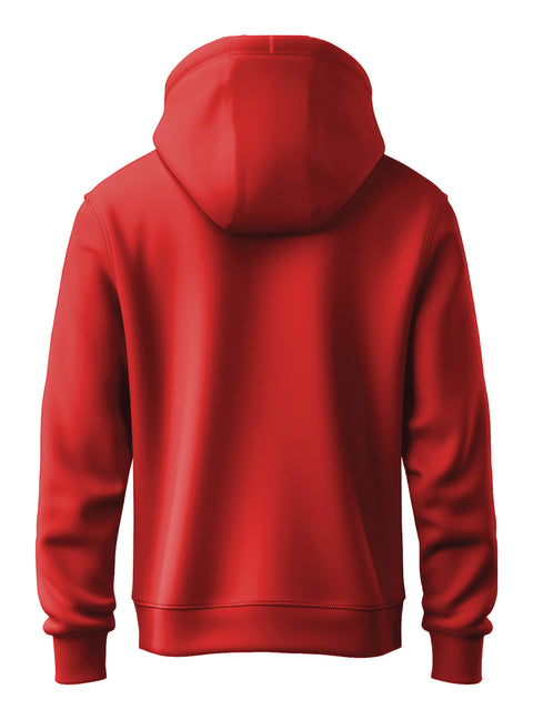 ADRO Men's ADRO Minimal Typography Hoodie | 320 GSM 85% Cotton 15% Polyester Fleece | Regular Fit Hoodie | Winter Casual Streetwear