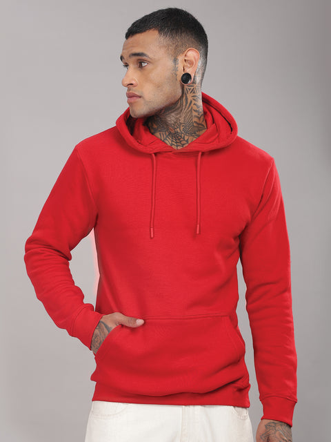 Adro Men’s Cotton Fleece Hoodie | 320 GSM | Soft Feel Streetwear