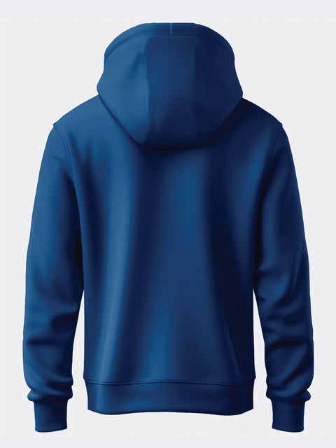ADRO Men's ADRO Minimal Typography Hoodie | 320 GSM 85% Cotton 15% Polyester Fleece | Regular Fit Hoodie | Winter Casual Streetwear