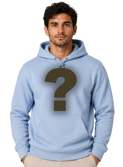 ADRO Men's Mystery Hoodie | 320 GSM Cotton-Blend Fleece | Sky Blue