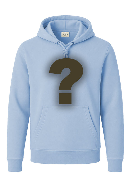 ADRO Men's Mystery Hoodie | 320 GSM Cotton-Blend Fleece | Sky Blue