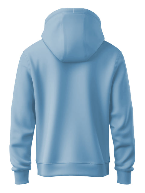 ADRO Men's ADRO Minimal Typography Hoodie | 320 GSM 85% Cotton 15% Polyester Fleece | Regular Fit Hoodie | Winter Casual Streetwear
