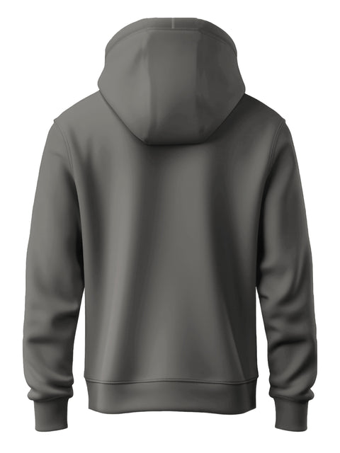ADRO Men's ADRO Minimal Typography Hoodie | 320 GSM 85% Cotton 15% Polyester Fleece | Regular Fit Hoodie | Winter Casual Streetwear