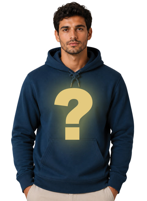 ADRO Men's Mystery Hoodie | 320 GSM Cotton-Blend Fleece | Teal Blue