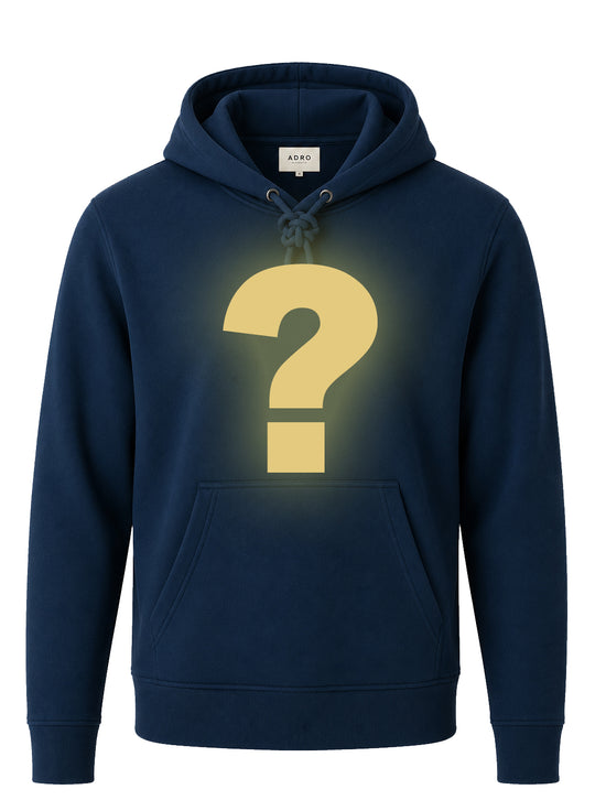 ADRO Men's Mystery Hoodie | 320 GSM Cotton-Blend Fleece | Teal Blue