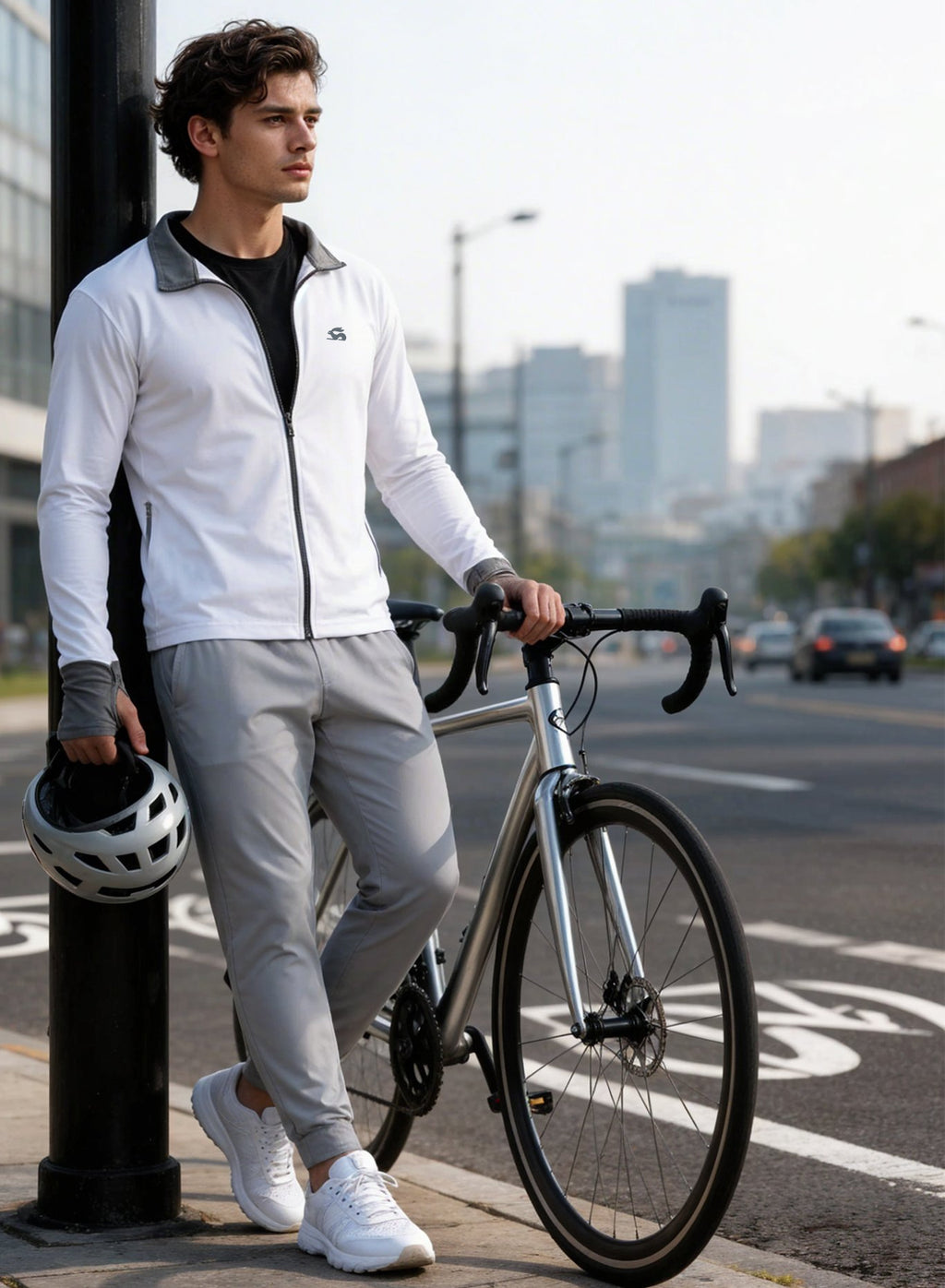 Adro Sunscreen Jacket for Men UV Sun Advanced Protection Running Jackets For Men Biker Jackets with Zipper Sports jacket for men