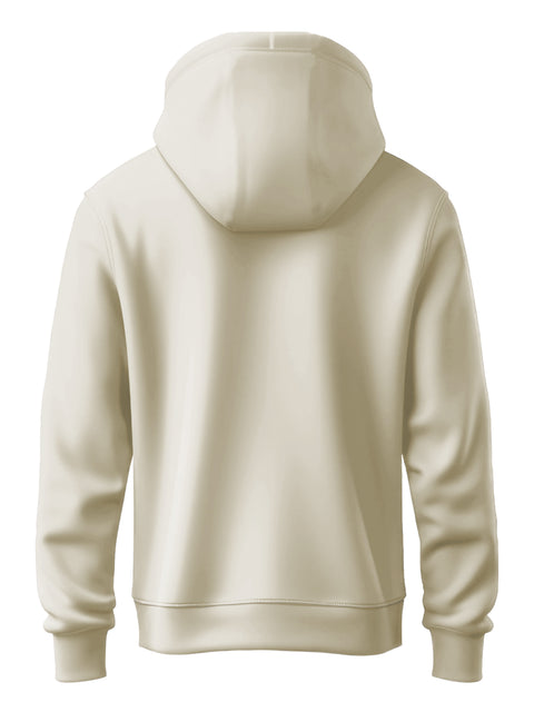 ADRO Men's ADRO Minimal Typography Hoodie | 320 GSM 85% Cotton 15% Polyester Fleece | Regular Fit Hoodie | Winter Casual Streetwear