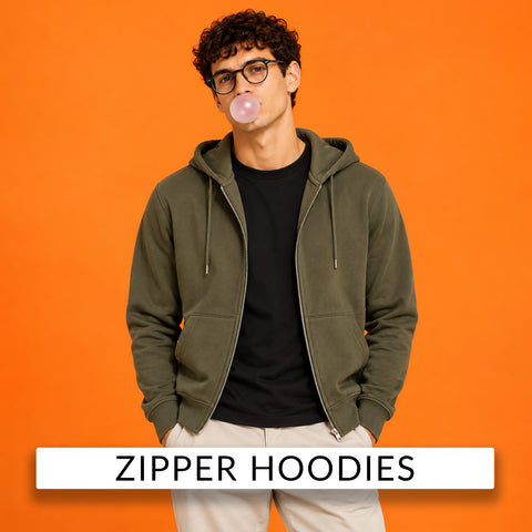 Men’s Zipper Hoodies & Casual Zip-Ups – Comfortable Everyday Wear | Adro