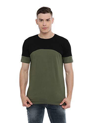Adro Men’s Round Neck T-Shirt | 95% Cotton 5% Lycra | Trendy Look